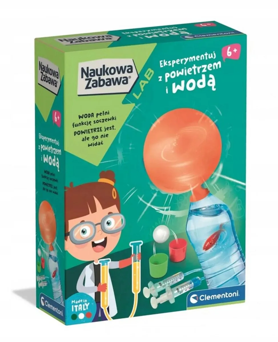 Clementoni Wetenschap & Spel Experimenteerset Water & Lucht