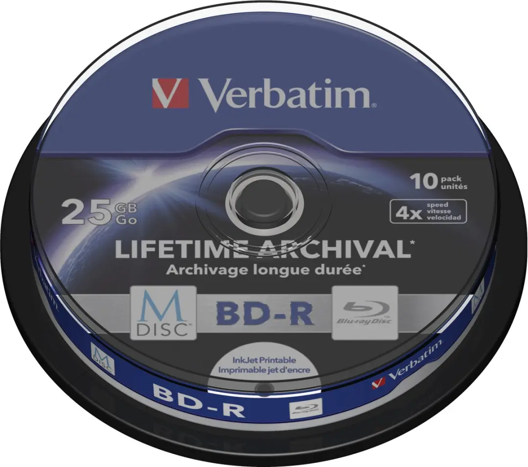 Verbatim M-Disc BD-R 25GB 10 Stuks
