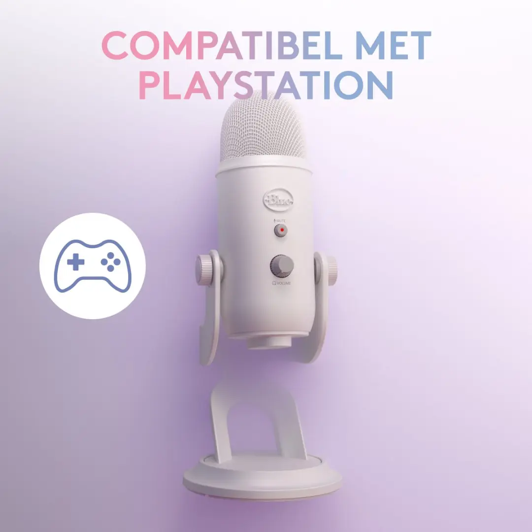 Blue Yeti Premium USB Microfoon - White Mist