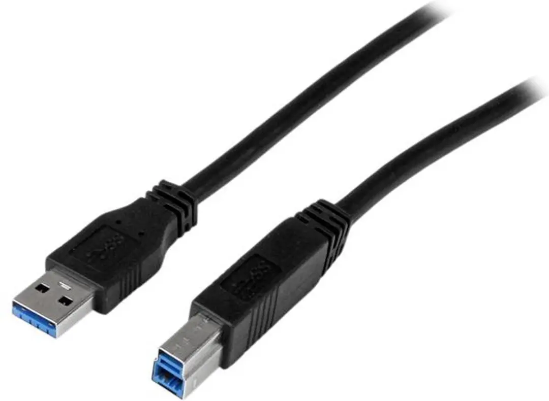 Startech USB3CAB1M USB 3.0 A-naar-B-kabel 1m - Zwart