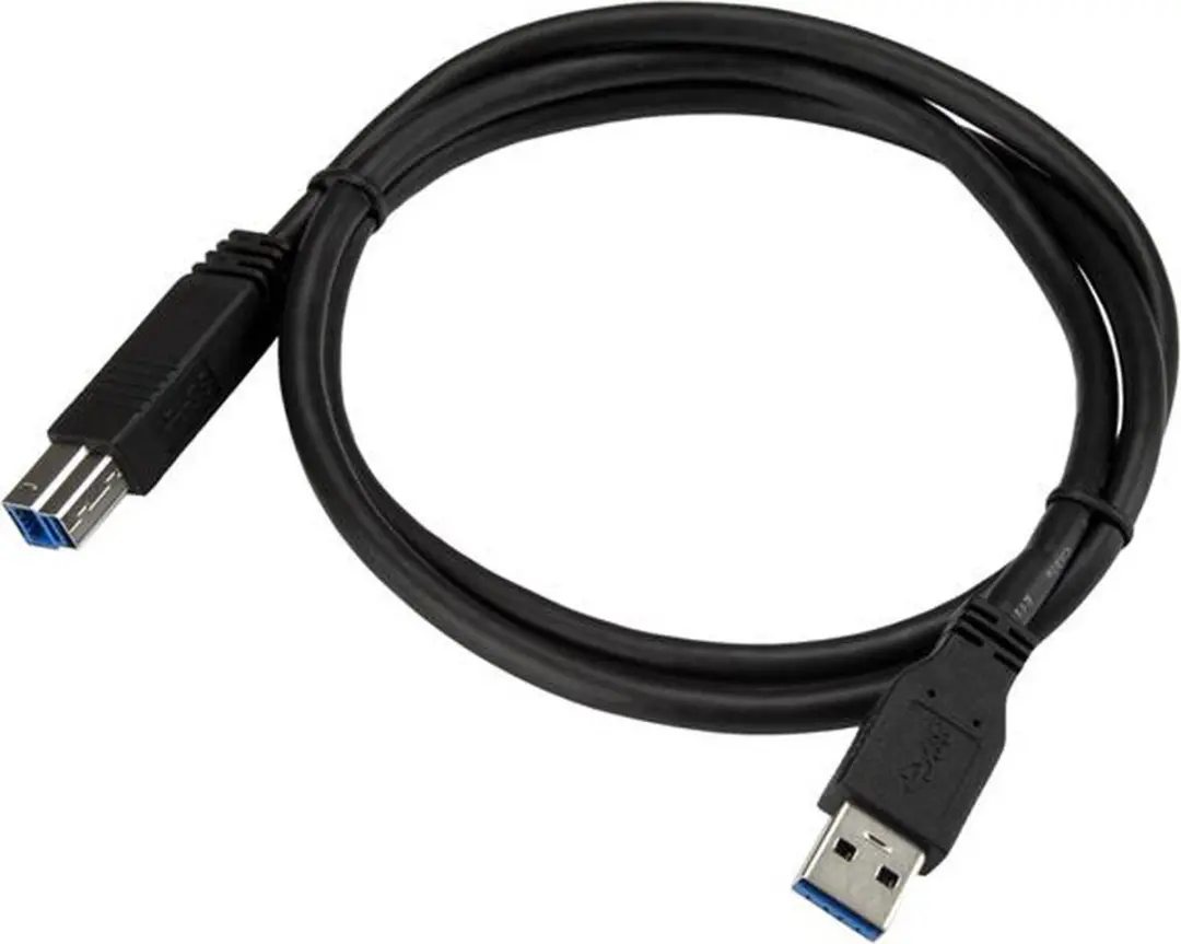 Startech USB3CAB1M USB 3.0 A-naar-B-kabel 1m - Zwart