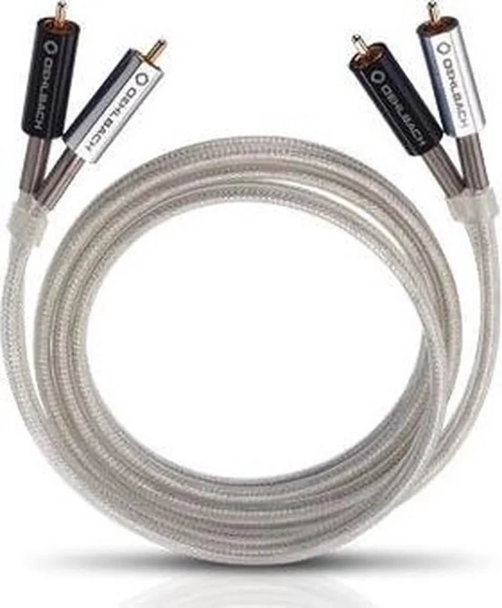 Oehlbach 3901 Audio Aansluitkabel 1.00m - Zilver