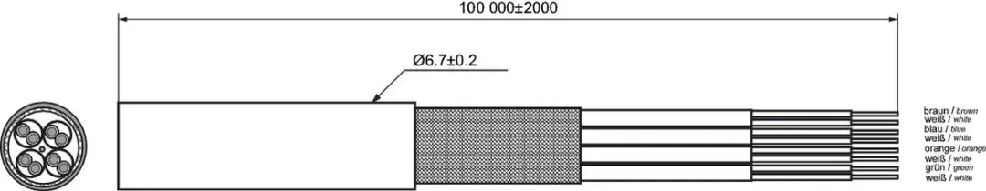 Goobay CAT6 S/FTP Netwerkbuitenkabel 100m - Zwart
