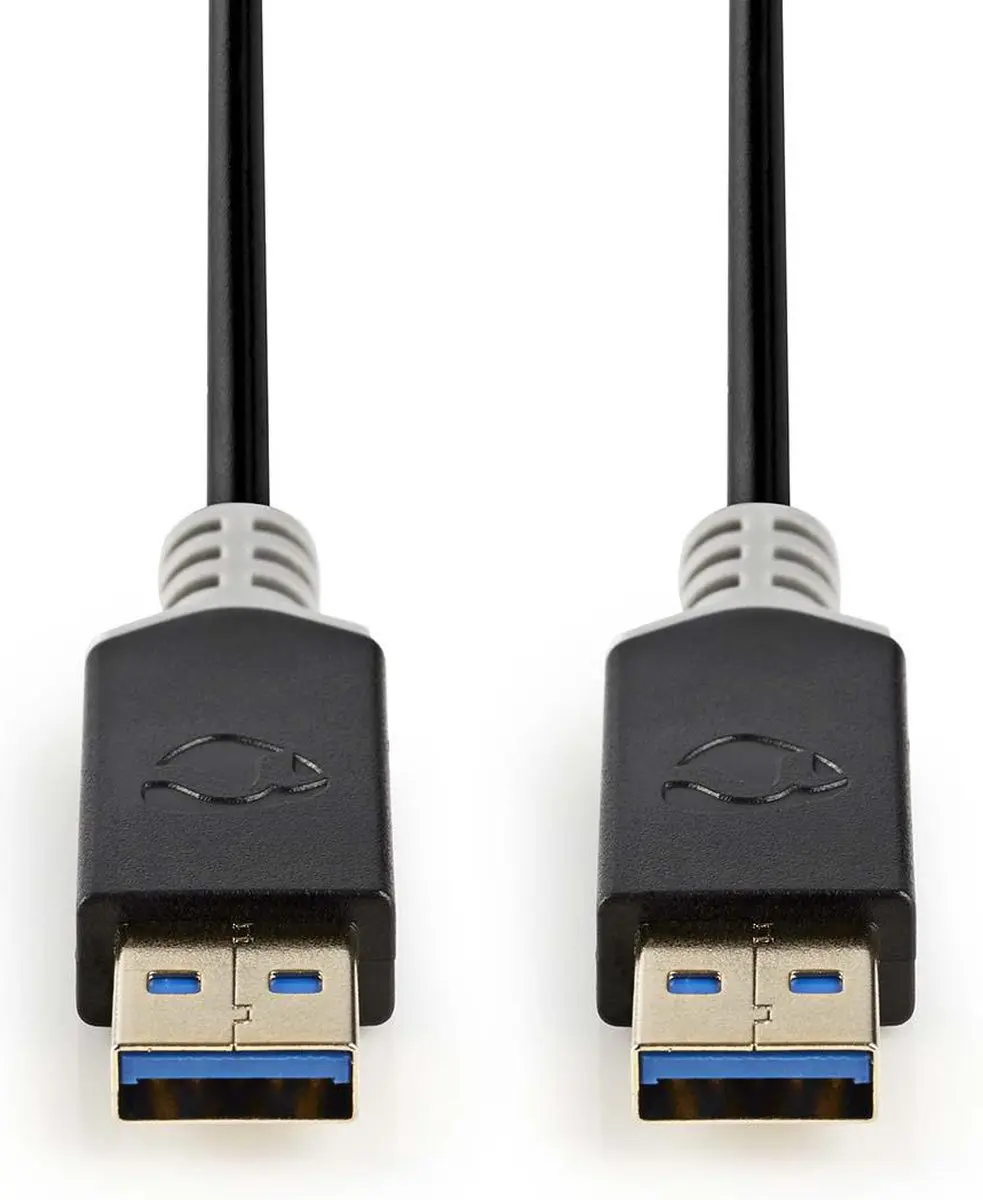 Nedis USB 3.2 Gen 1 USB-A Kabel 5Gbps 2m - Antraciet