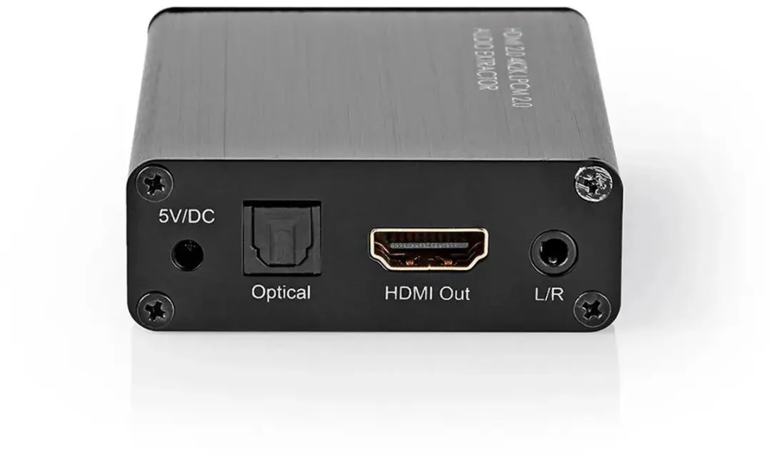 Nedis HDMI-Extractor VEXT3470AT - 4K@60Hz - Metaal Antraciet