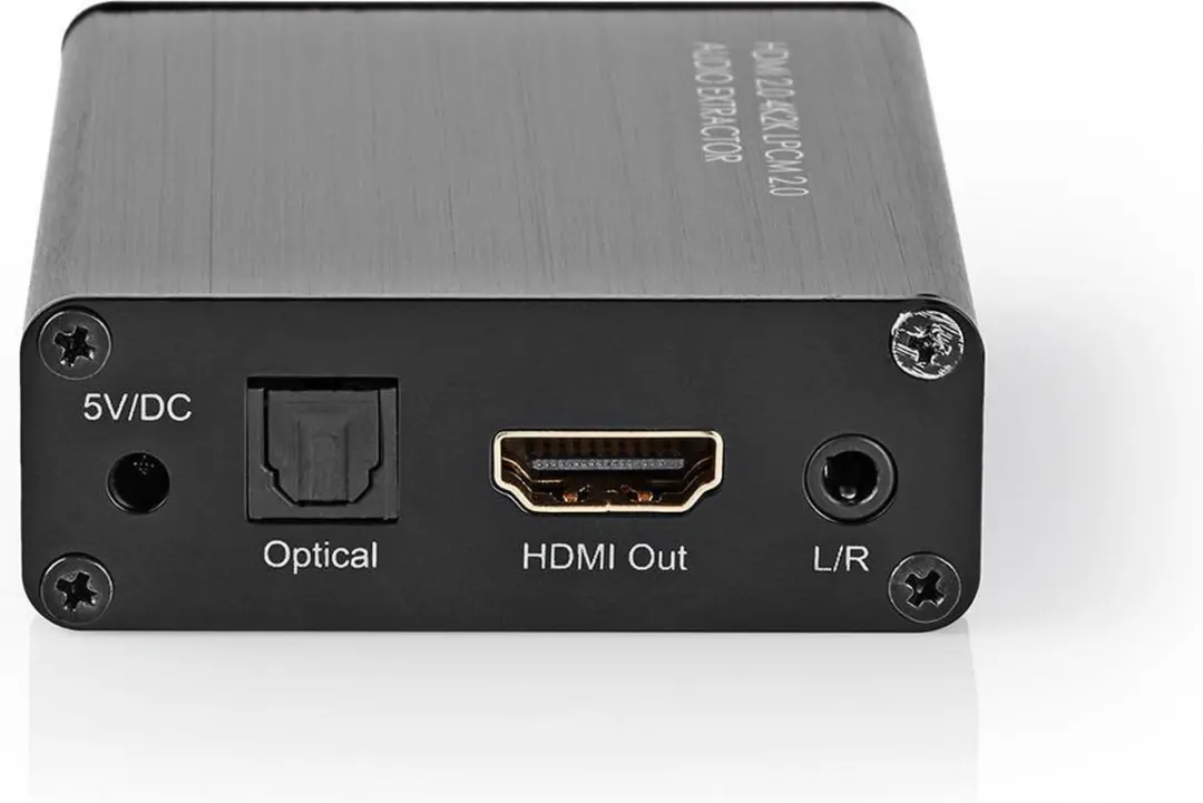 Nedis HDMI-Extractor VEXT3470AT - 4K@60Hz - Metaal Antraciet