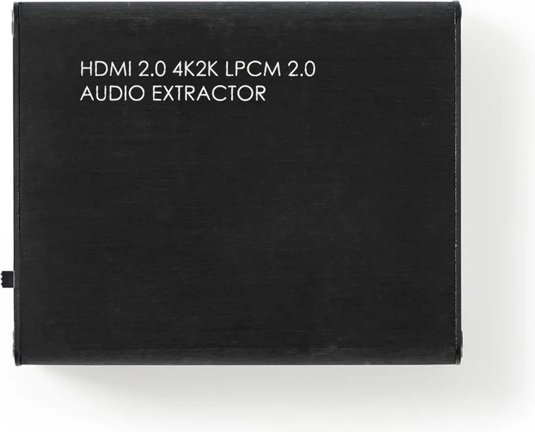 Nedis HDMI-Extractor VEXT3470AT - 4K@60Hz - Metaal Antraciet - afbeelding 6 van 6