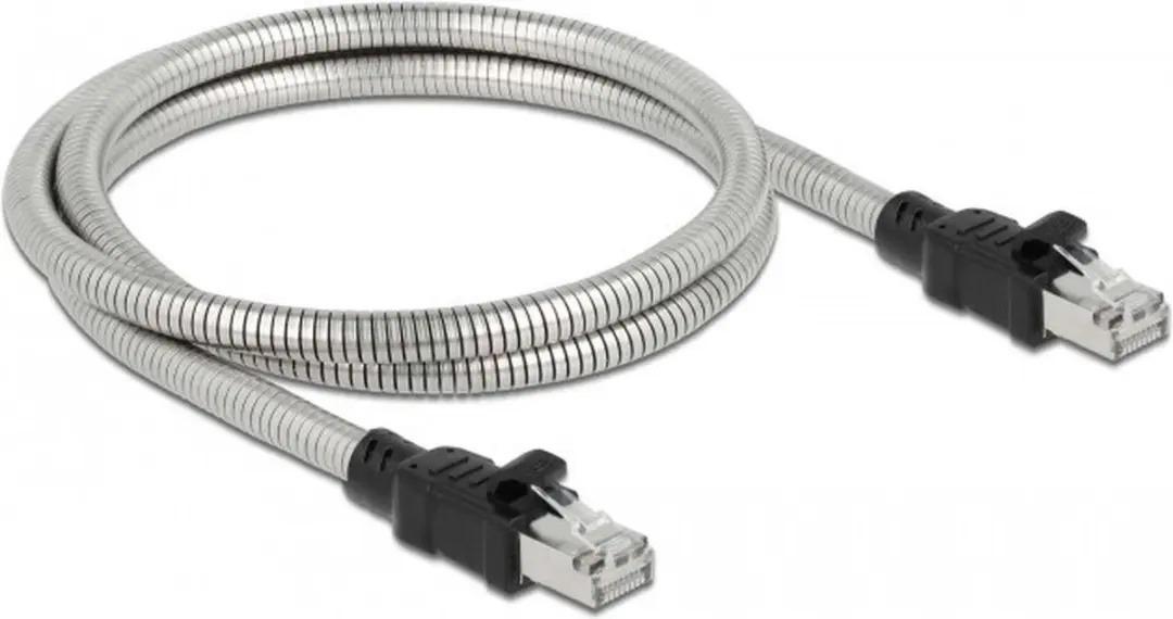 Delock RJ45 Kabel Cat.6A U/FTP 3m - Roestvrijstaal