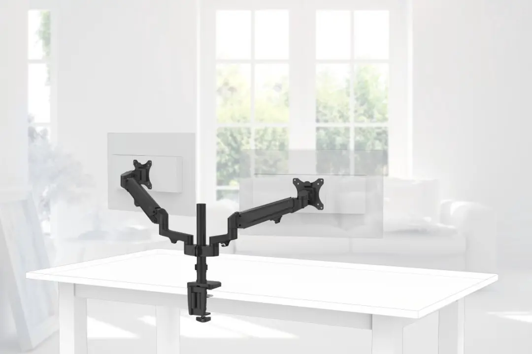 Hama Monitorhouder Gasveer 13-32" - Zwart - afbeelding 4 van 6