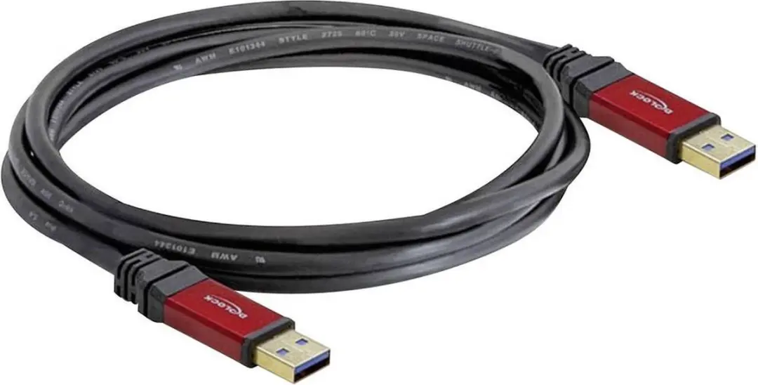 Delock USB 3.0 Kabel - 3m - Zwart