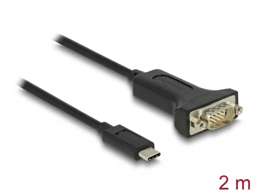 Delock USB-C naar RS-232 Adapter 9-pin