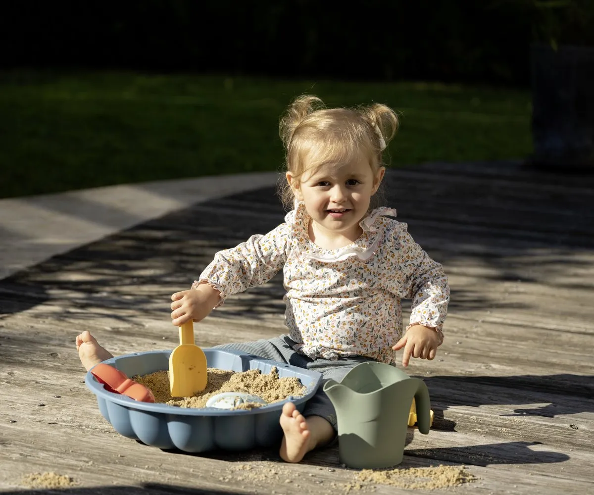 Smoby Mini Schelpvormige Zandbak 7600868000 - Blauw