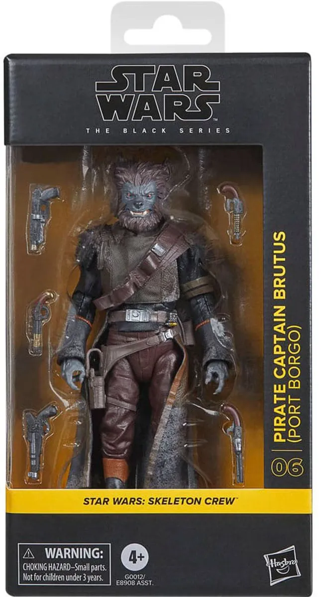 Hasbro SKELETON CREW Pirate Captain Brutus Star Wars Figuur - 15cm - Meerkleurig