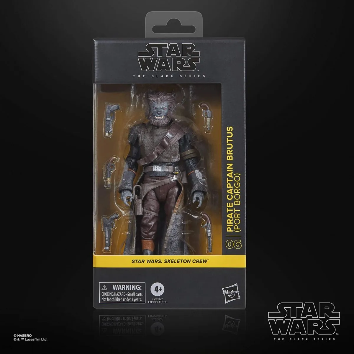 Hasbro SKELETON CREW Pirate Captain Brutus Star Wars Figuur