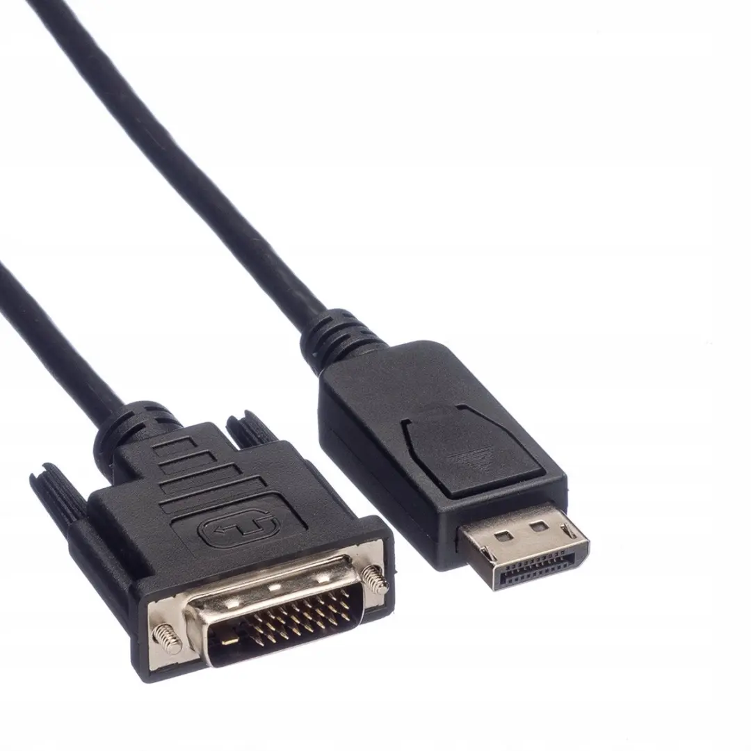 Roline DisplayPort naar DVI Kabel 24+1 - 5m - Zwart