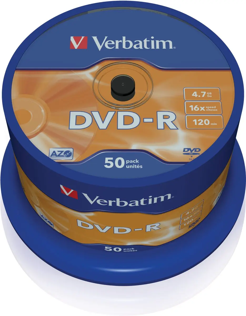 Verbatim 43548 DVD-R 4.7GB - 50 Stuks - afbeelding 6 van 6