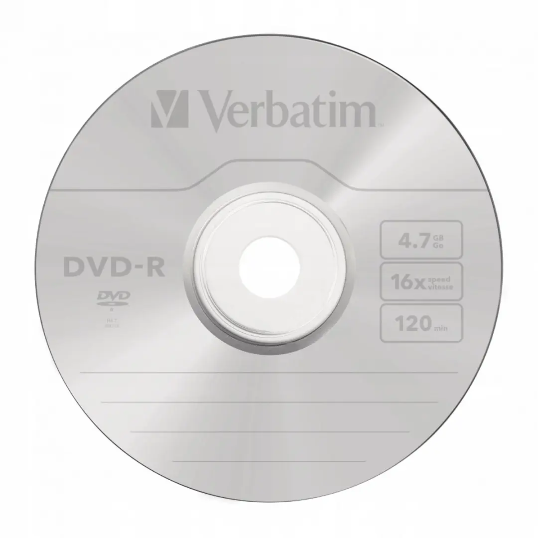 Verbatim 43548 DVD-R 4.7GB - 50 Stuks