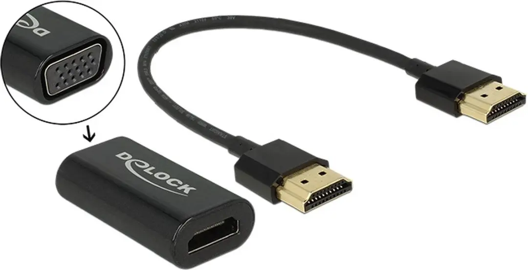Delock HDMI naar VGA Adapter