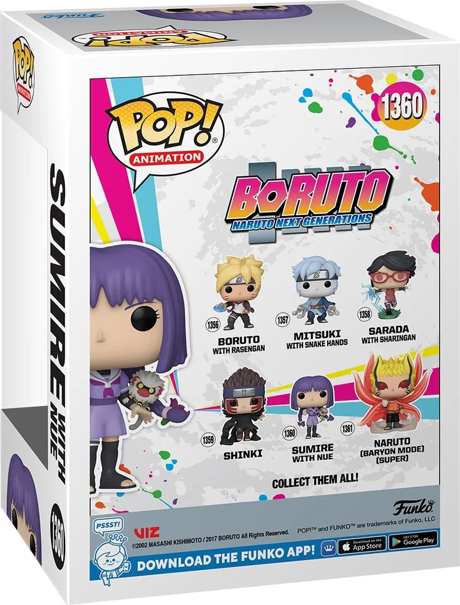 Funko Pop! Boruto S3 Sumire met Nuen - 9,5 cm - #1360