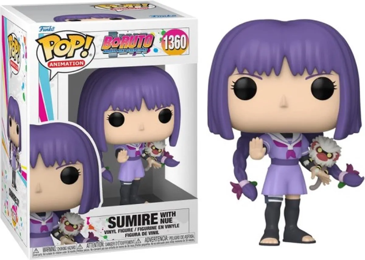 Funko Pop! Boruto S3 Sumire met Nuen - 9,5 cm - #1360 - afbeelding 6 van 6