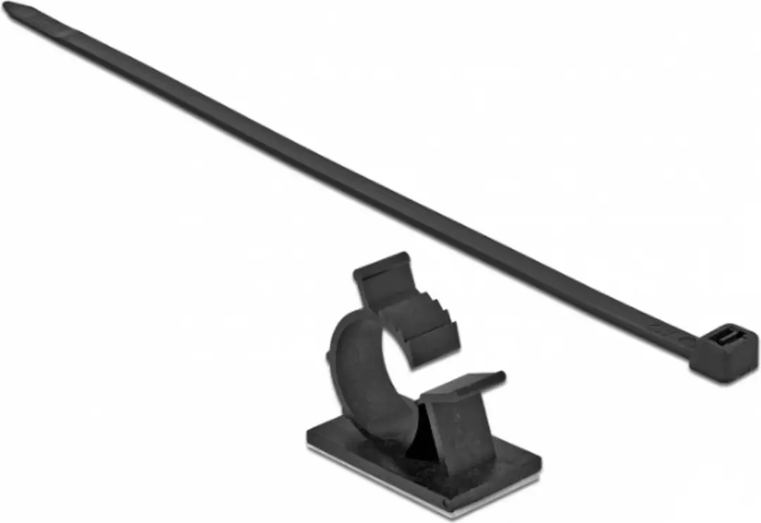 Delock Tie-wraps met klem 7,2mm - 250 Stuks