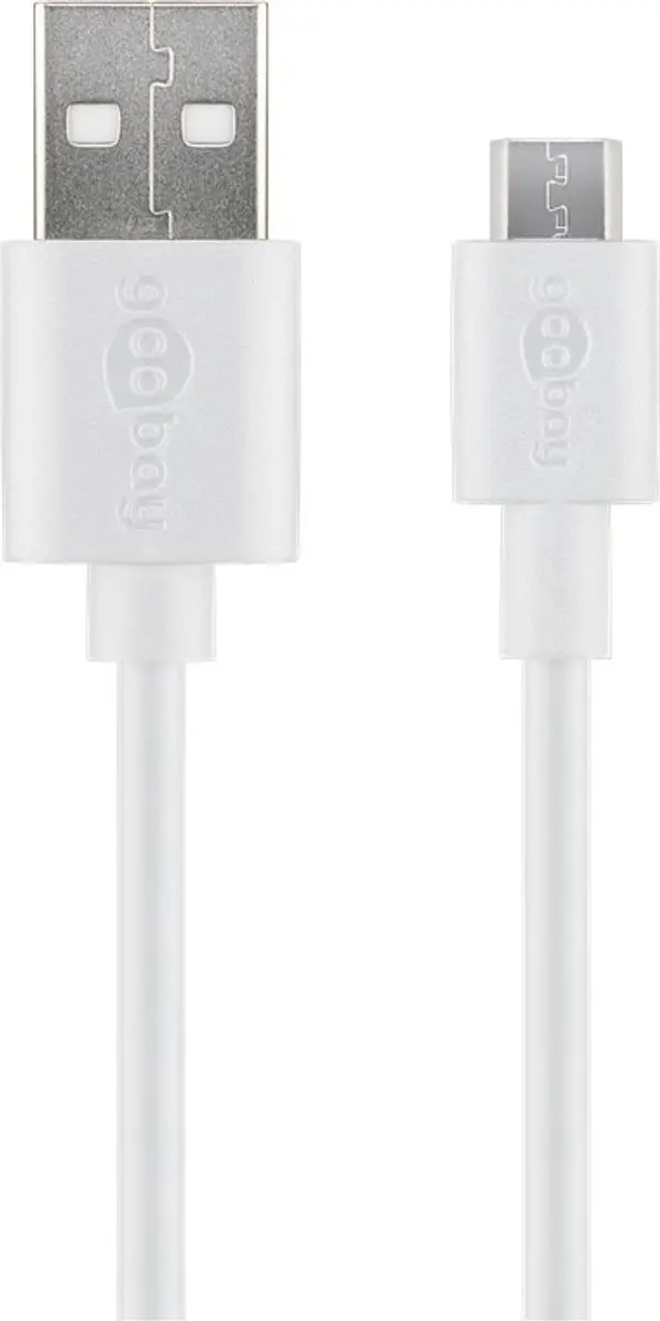 Delock Micro-USB Kabel 2m - 10 Stuks - Wit