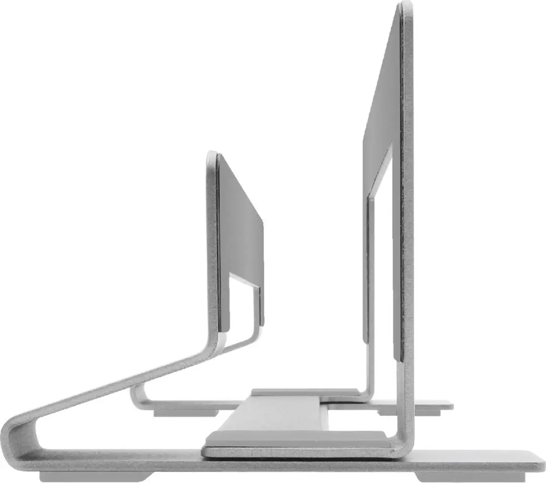 Macally VCSTANDA Verticale Laptopstandaard - Zilverkleur
