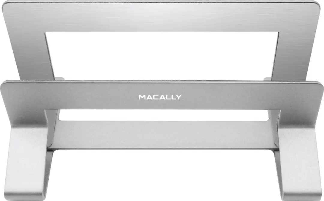 Macally VCSTANDA Verticale Laptopstandaard - Zilverkleur