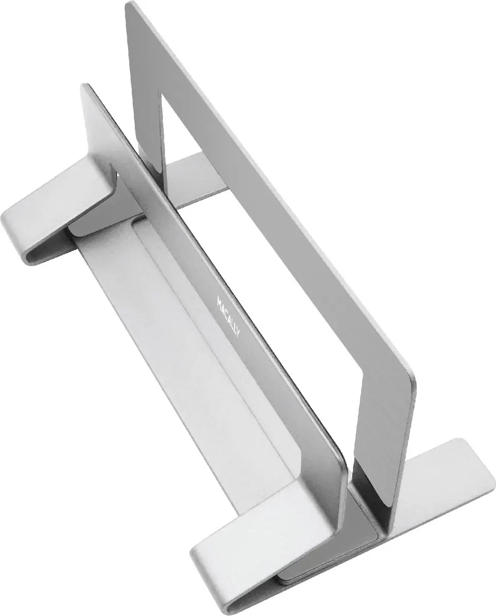 Macally VCSTANDA Verticale Laptopstandaard - Zilverkleur