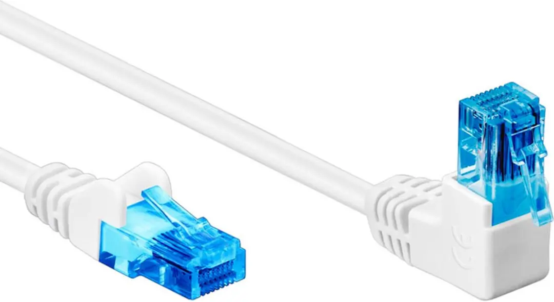 Goobay UTP CAT6A Netwerkkabel 10Gbps - 2m Wit - 10 Stuks