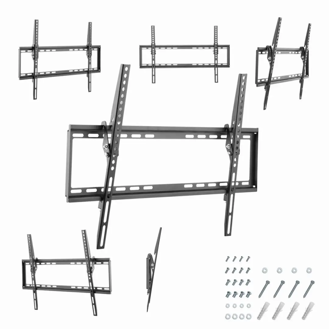 Gembird WM-70T-03 TV-muurbeugel - 70 inch - Kantelbaar - Zwart - afbeelding 6 van 6