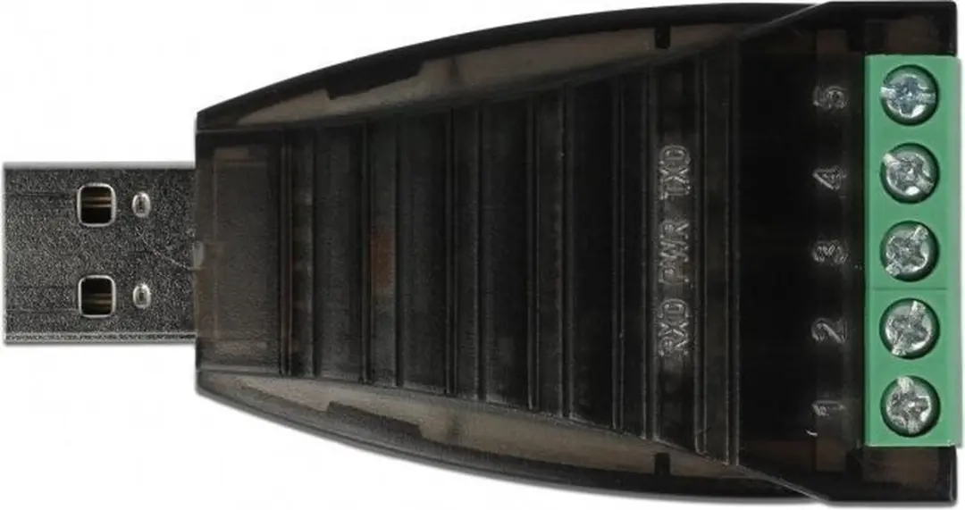 Delock USB-A naar RS422/RS485 Adapter 87738 - Zwart