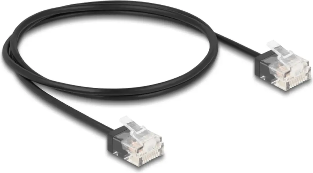 Delock Cat.6 UTP Netwerkkabel 1m - Zwart