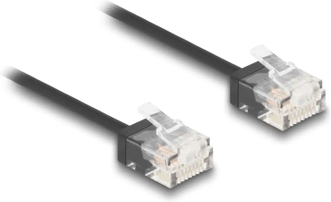 Delock Cat.6 UTP Netwerkkabel 1m - Zwart