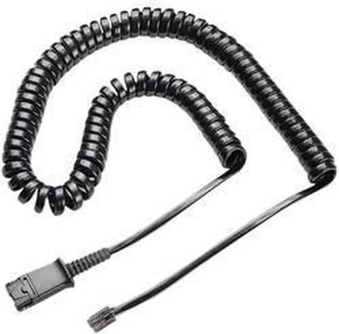 Poly Plantronics 38340-01 Headsetkabel - Zwart