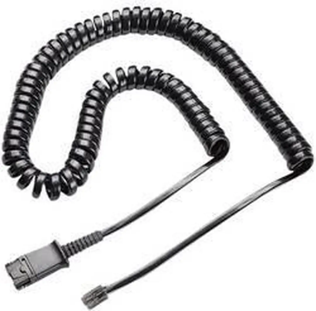 Poly Plantronics 38340-01 Headsetkabel - Zwart