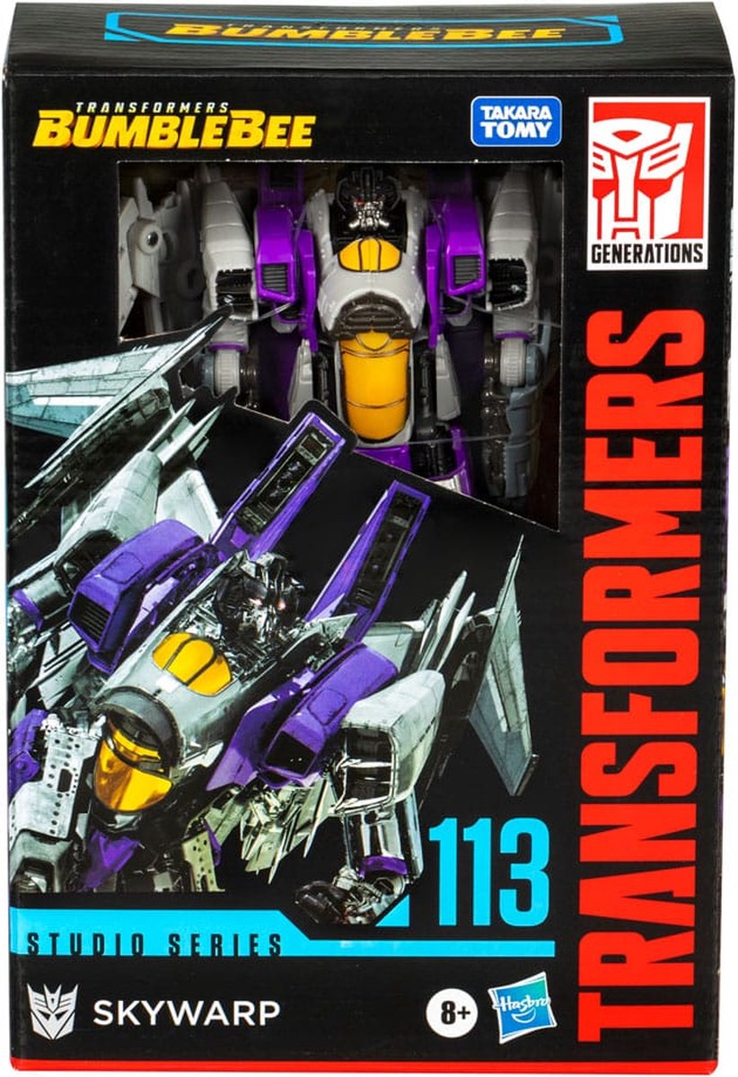 Transformers: Bumblebee Studio Series Voyager Class Action Figure Skywarp 17 cm