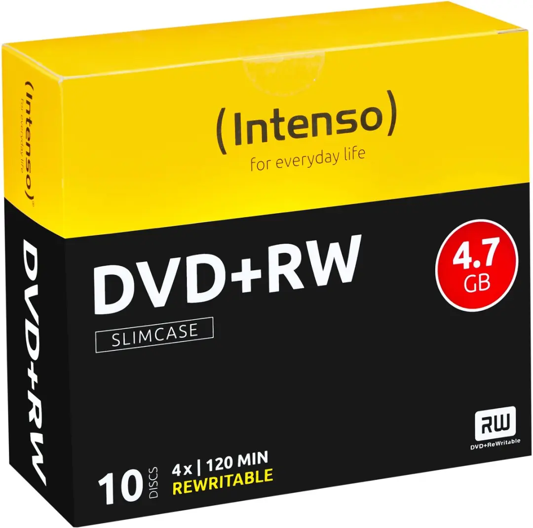 Intenso DVD+RW 4,7Gb 4x jewelcase (10)