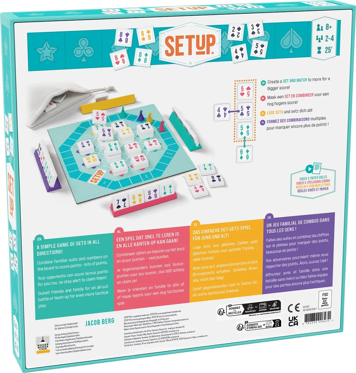 Asmodee Setup Strategisch Bordspel - 2-4 Spelers - 8+