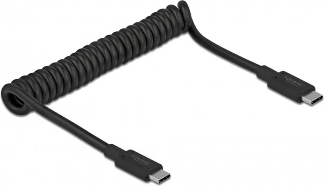 Delock USB-C naar USB-C Spiraalkabel 85350