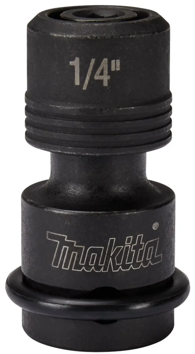 Makita B-68448 Bitadapter 1/2" naar 1/4" - 12mm - Zwart