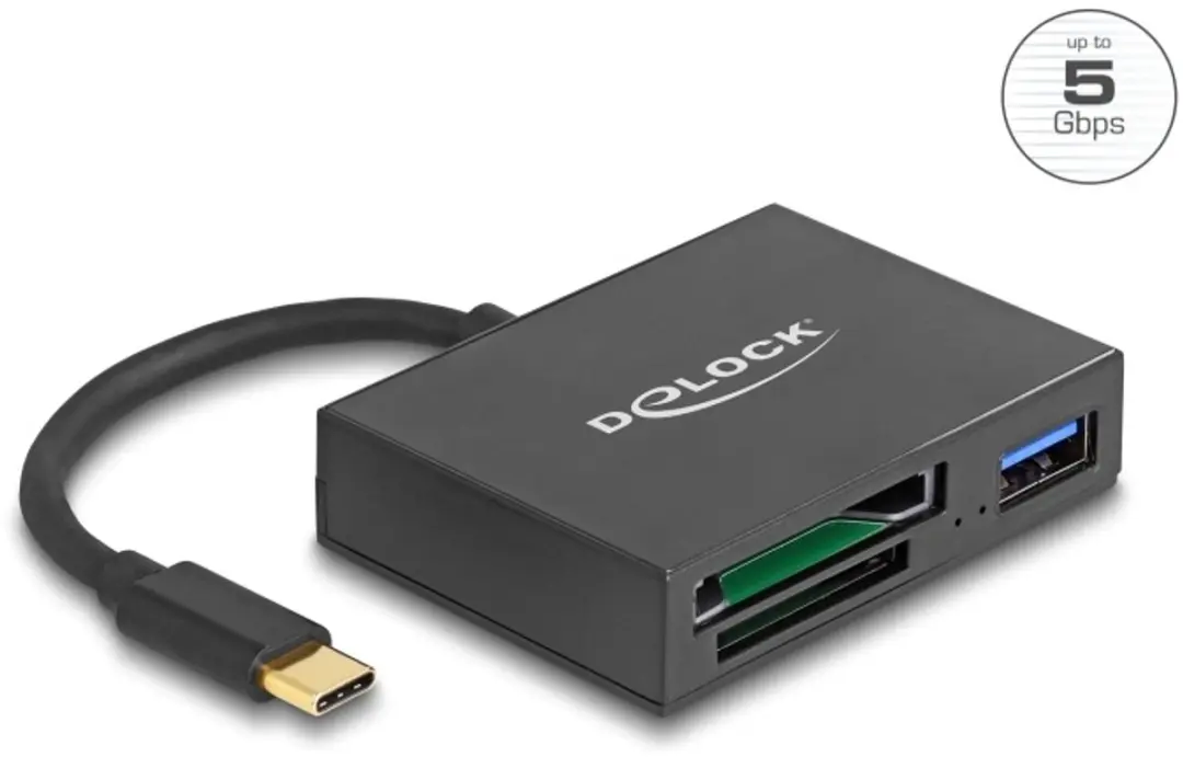 Delock USB-C Kaartlezer XQD/SD