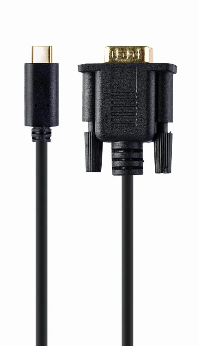 Gembird USB-C naar VGA Adapter 2m - Zwart