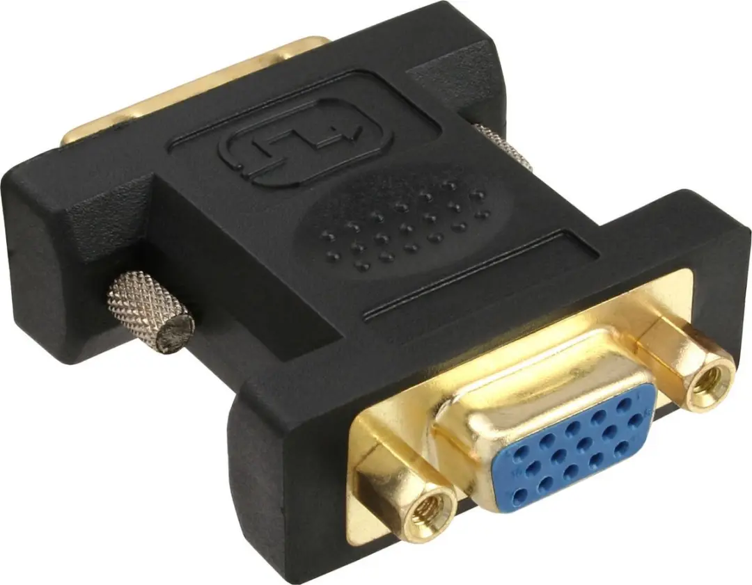 InLine DVI-A naar VGA Adapter - Zwart