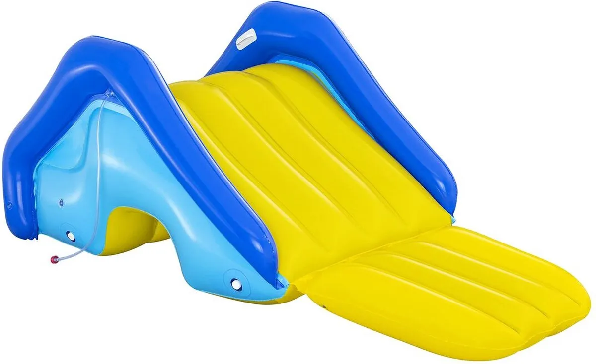 Bestway Opblaasbare Glijbaan 247x124x100cm - Geel - afbeelding 4 van 6