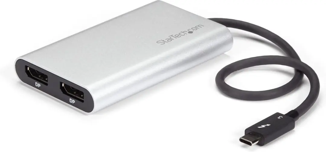 Startech Thunderbolt 3 KD12200 Dual DisplayPort Adapter 4K 60Hz