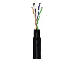 CAT6 S/FTP 100m Buitenkabel - Zwart - CCA