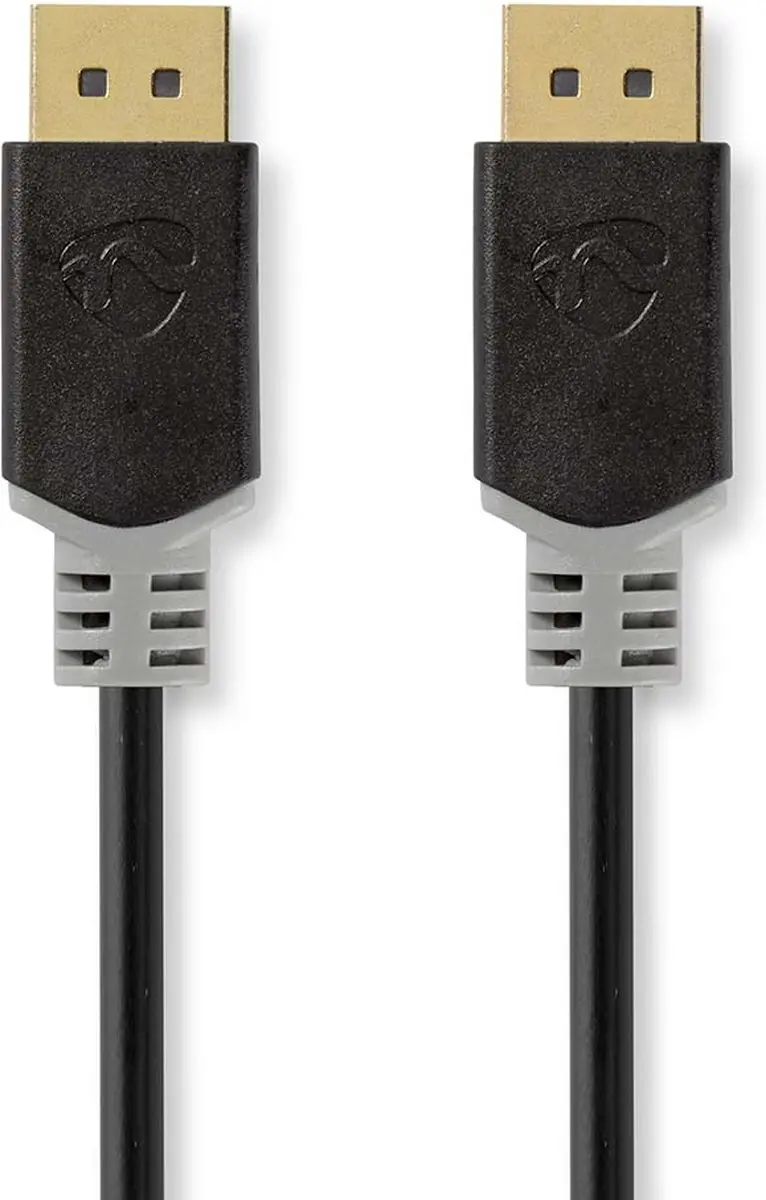 Nedis DisplayPort Kabel 8K@60Hz Verguld 3m - Antraciet