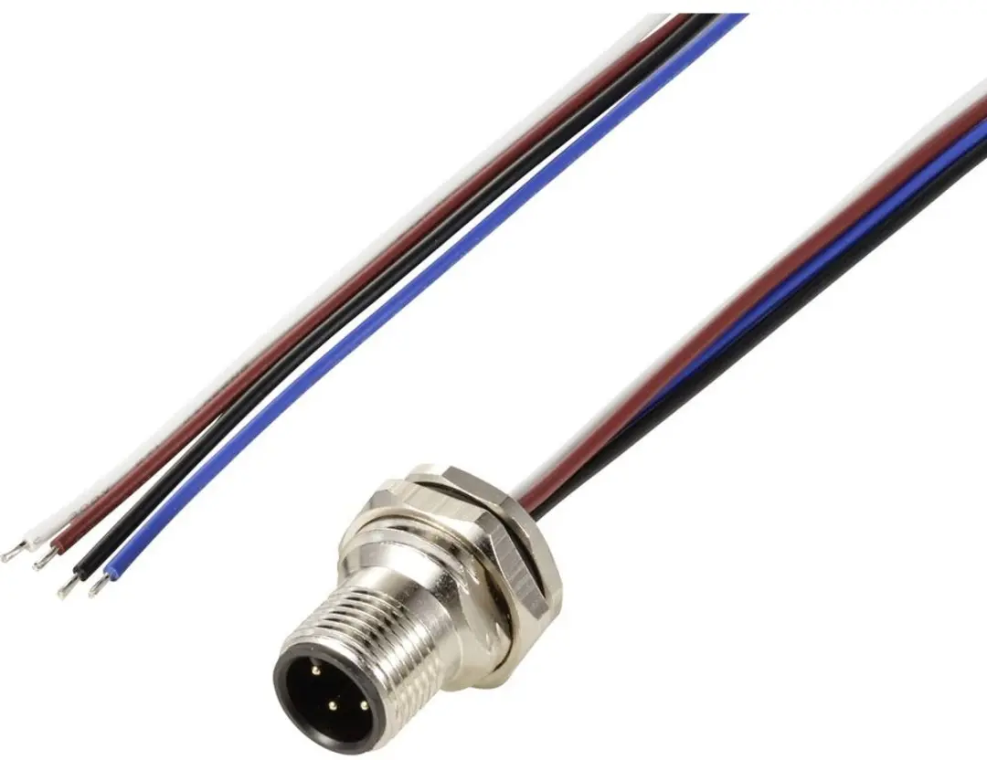 Tru Components TC-12833072 M12 Sensorstekker 4-polig