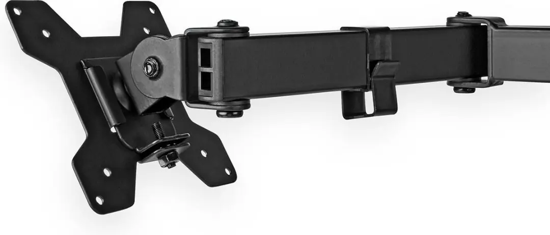 Nedis Monitorbeugel MMDOS110BK - 2 Schermen 15-32" - Draai- en Kantelbaar - Zwart
